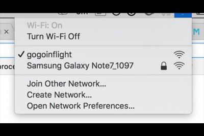這玩笑別亂開!Wi-Fi 名稱改成「Note 7」害飛機差點迫降! 這玩笑別亂開!Wi-Fi 名稱改成「Note 7」害飛機差點迫降!