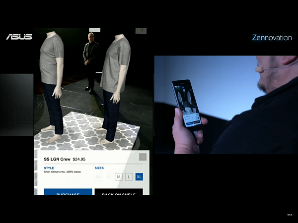 ASUS Zenfone AR 更是結合了Google AR 技術 Tango,同時又支援 Daydream VR 平台的手機(圖/ASUS)