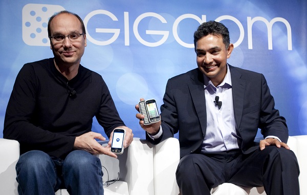 圖左為 Andy Rubin（圖／彭博社）