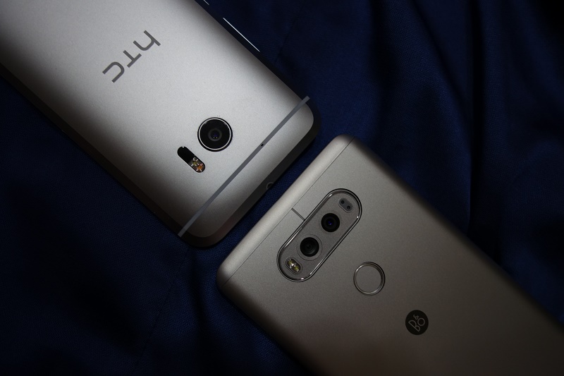 HTC 10 與 LG V20 也被《消費者報告》評選為電池續航最優的手機(圖/記者譚偉晟拍攝)