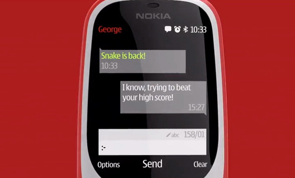 Nokia 3310（圖／Nokia）