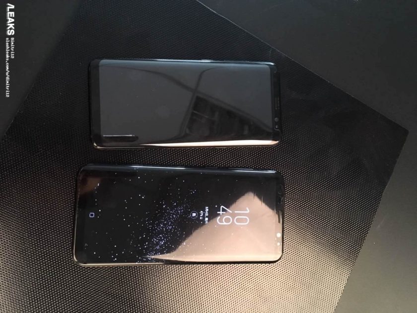 疑似 Galaxy S8 的真機諜照(圖/擷取自 WCCTech)