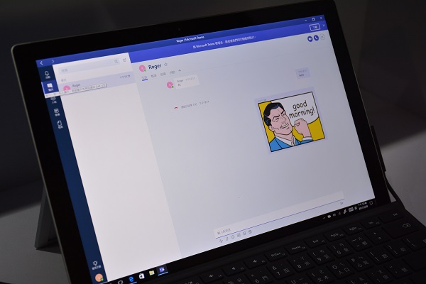 Microsoft Teams 方便團隊進行專案管理(圖/記者譚偉晟攝)
