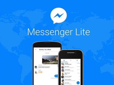快下載!Facebook 推 Messenger Lite  幫你省電省流量! 快下載!Facebook 推 Messenger Lite  幫你省電省流量!