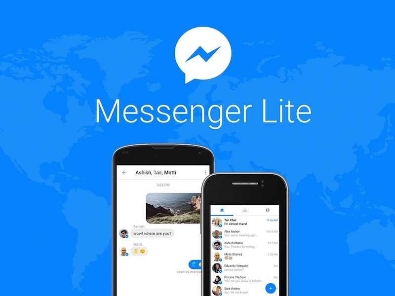 改用輕量版的 Facebook Lite 與 Messenger Lite 可以為手機省下不少電力與流量(圖/Facebook)