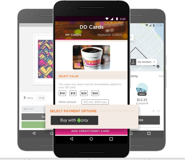 Google Android Pay 行動支付將於6月登台。(圖/Google)
