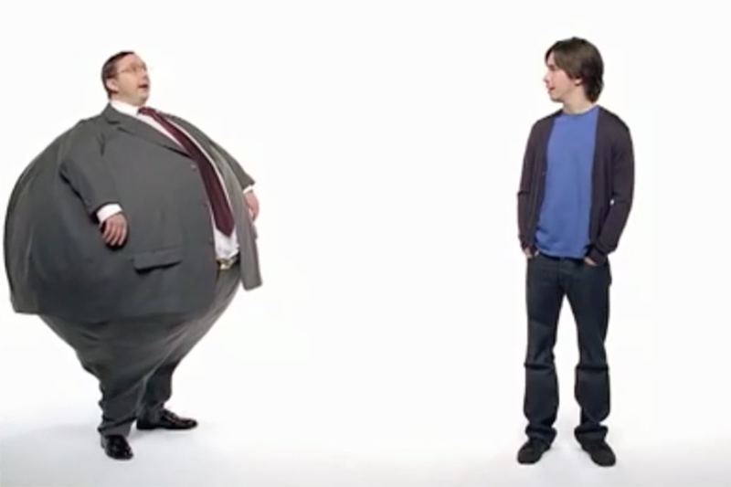 常有網友形容 iOS 與 Android 之間的戰爭有如 Mac VS PC 重現。（圖片來源／Lo Angus）