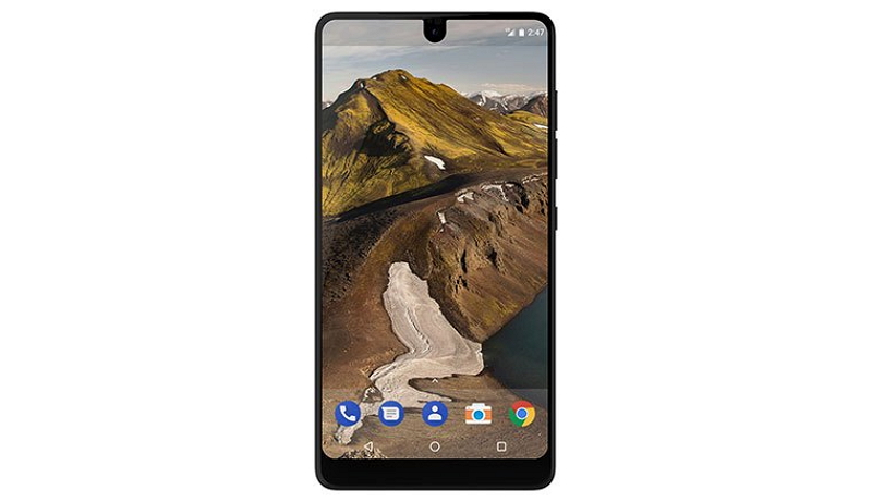 Essential Phone 採用近乎無邊框的設計，讓 5.7 吋的螢幕有相當大的視覺效果（圖／essential）