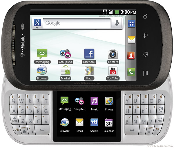 2011年 LG 曾推出過滑蓋雙螢幕的 Double Play 智慧型手機。(圖片來源/擷取自 Gsmarena)