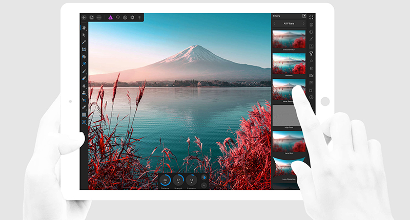 Affinity Photo 支援 Apple Pencil 繪圖,專業又好用。(圖片來源/Affinity Designer)