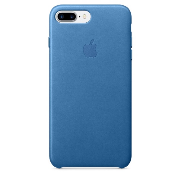 iPhone7 Plus原廠皮革護套(冰海藍),原價1,690元,5 折只要845元,遠傳配件優惠活動至6月止。 (圖/遠傳)