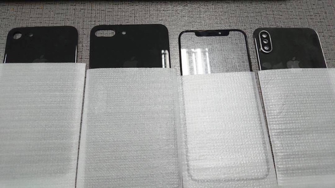 iPhone 8、iPhone 7s 與 iPhone 7s Plus 機殼照(圖/Reddit)