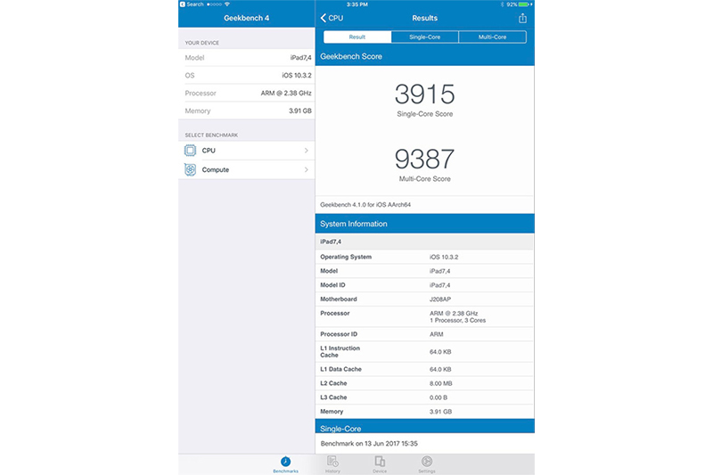 近期發現新款 iPad Pro 擁有 4G 記憶體，可能是這次 iPad Pro 效能大提升得關鍵之一。（圖片來源／Phone Arena）