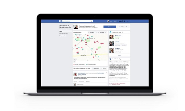 Facebook社群協助將擴大推出可於筆電或電腦使用的桌面版工具。(圖／Facebook)