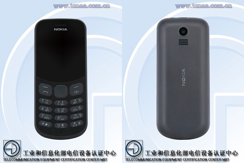 TA-1017 未知 Nokia 手機與新版 3310 有幾分相似。(圖片來源/TENAA)