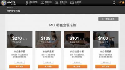 MOD 套餐頻道縮水 中華電信:無主導權 MOD 套餐頻道縮水 中華電信:無主導權