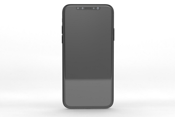 採用全螢幕設計的iPhone 8 ,傳出螢幕頂端將具備有特殊的應用功能。(圖擷取自Fforbes富比世雜誌官網)