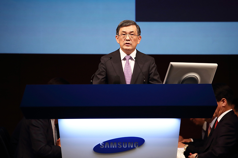 三星計畫將從去年收回的 Galaxy Note 7 手機中提取 157 噸的稀有金屬,來減少該手機垃圾對於環境的污染。(圖片來源/彭博社)