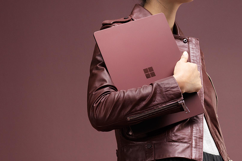 微軟 Surface Laptop 鎖定教育市場,並以輕薄、實用、安全為主軸設計。(圖片來源/微軟)