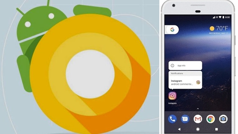 Google新版Android O系統傳將於8月21日正式推出。(圖擷取自Google、Express網站合成)