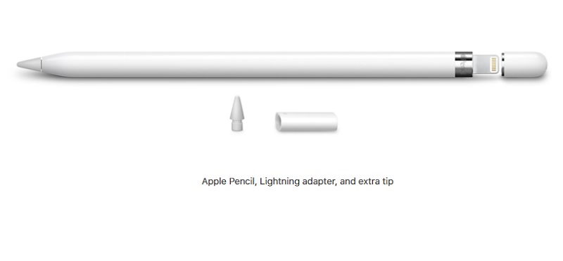 Apple Pencil(圖擷取自Apple官網)