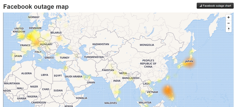 （圖擷取自DownDetector網站）