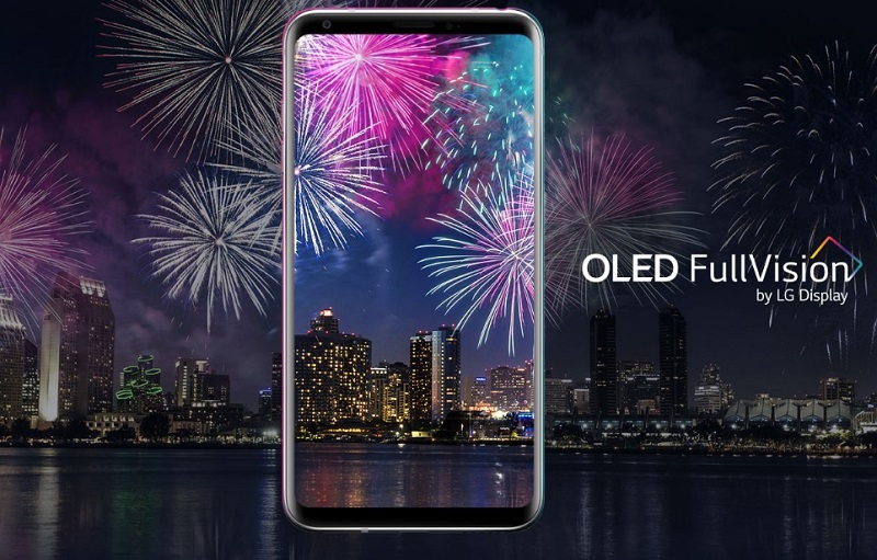 採用OLED螢幕的LG V30,機身薄度僅有7.3公分。(圖翻攝自LG官網)
