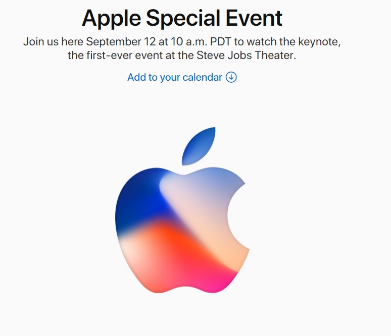 Apple發表會定了就在9月12日。(圖Apple官網)