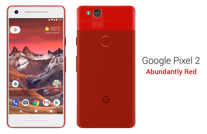 Pixel 2 的想像圖。(圖/翻攝至 phoneArea)
