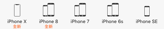 蘋果目前有 5 款 iPhone 上架。但 iPhone X 需至 11 月才上市。(圖/翻攝自蘋果官網)