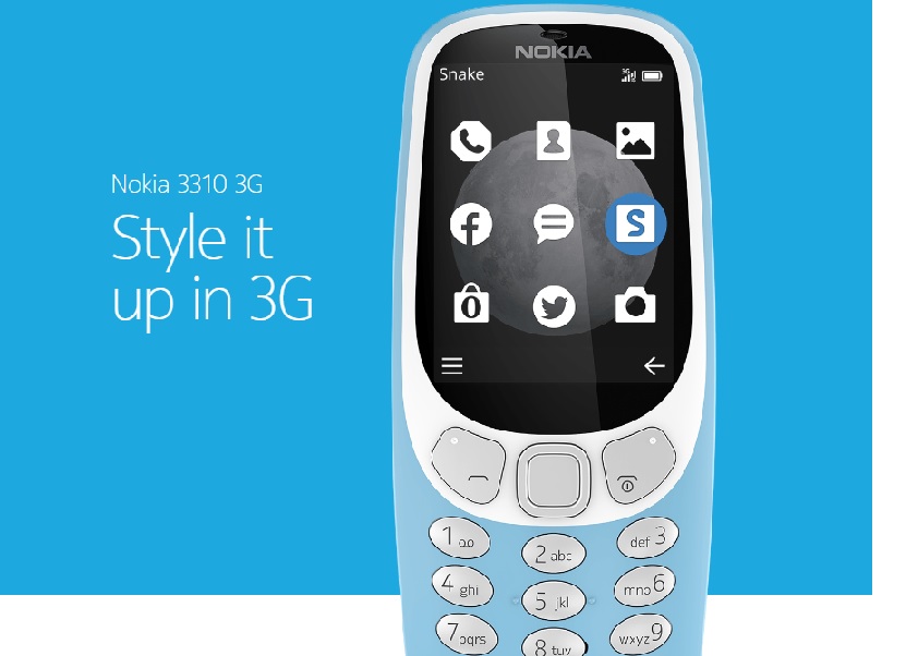Nokia 3310 3G 版將登台(圖翻攝自HMD Global)