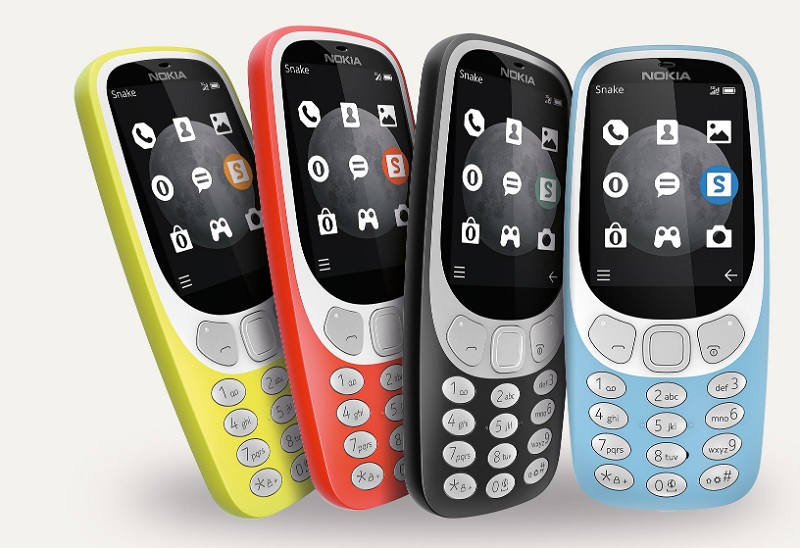 Nokia 3310 3G版推出(圖翻攝自HMD Global官網)