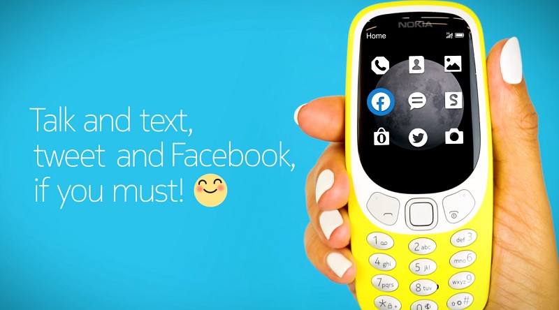 Nokia 3310 3G版推出(圖翻攝自HMD Global官網)