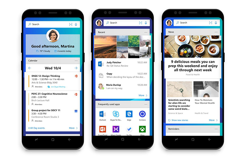 Microsoft Launcher 是一款建立微軟產品之間的生活 App。（圖片來源／微軟）