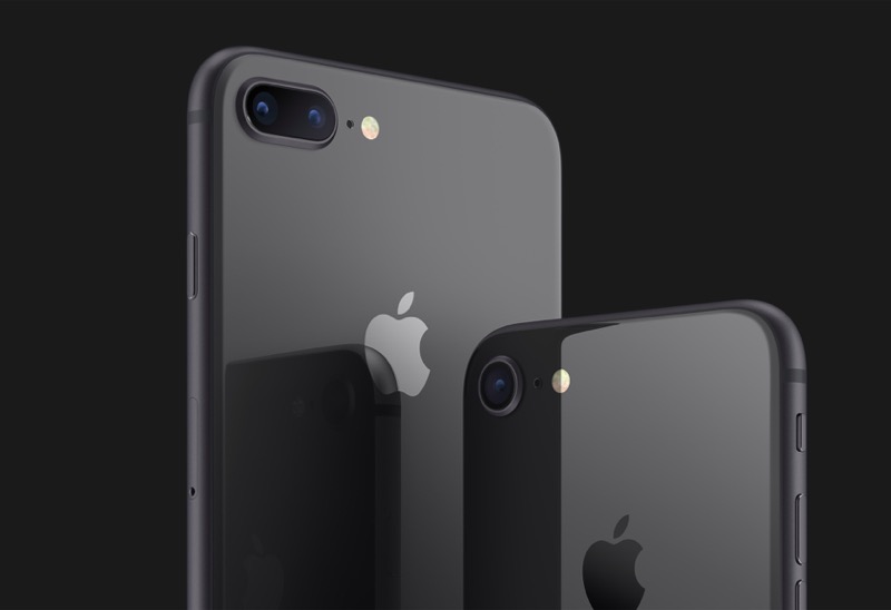 台灣消費者似乎較偏好黑色款 iPhone 8(圖/翻攝自蘋果官網)