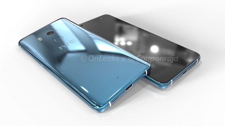 U11 Plus 的全螢幕進程不算激進,有點類似 LG G6(圖/翻攝自 @OnLeaks 推特)