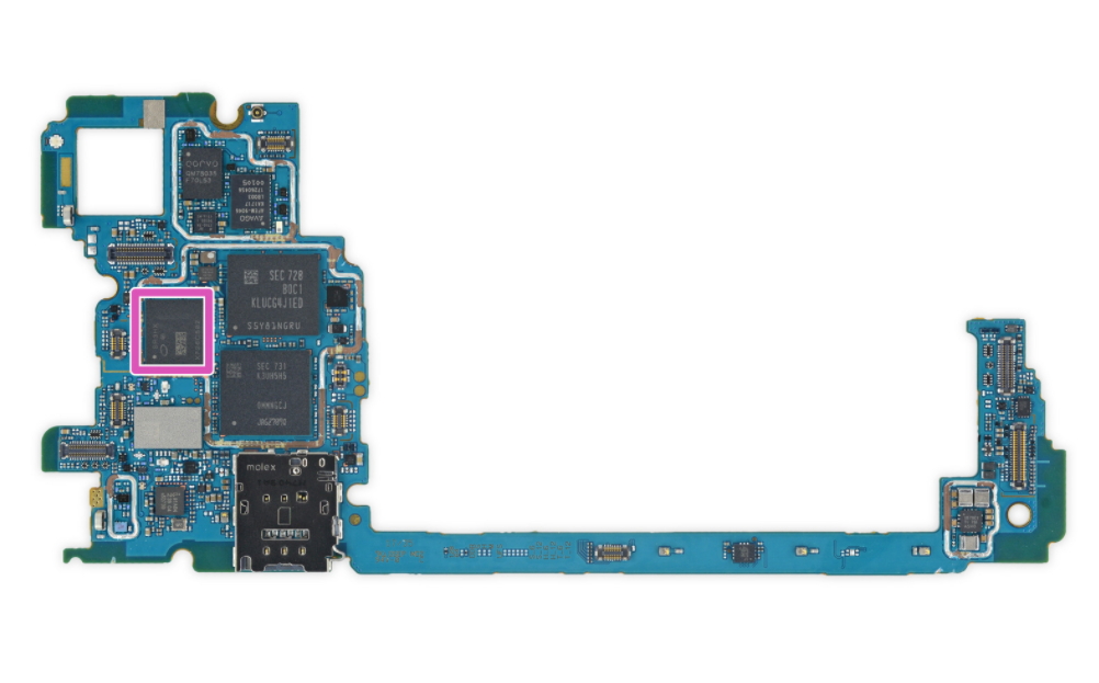 Google 自製影像晶片曝光!(翻攝自iFixit網站)