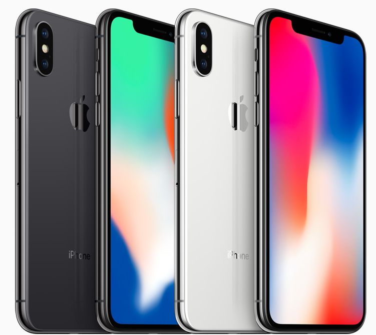 iPhone X 的前鏡頭支援臉部辨識解鎖技術，是此次主要的亮點功能。(圖翻攝自Apple官網)