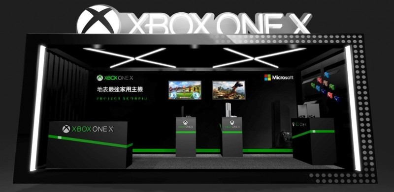 台灣微軟11/7日凌晨將於台北信義區舉辦Xbox One X首賣會。(圖微軟提供)