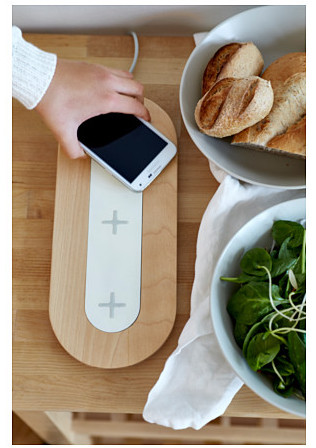 IKEA NORDMÄRKE 無線充電板(圖/翻攝自 IKEA)