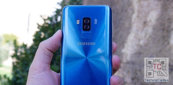 疑似 Galaxy S9 機身背面照片流出。(圖/翻攝自 TechnoCodex)