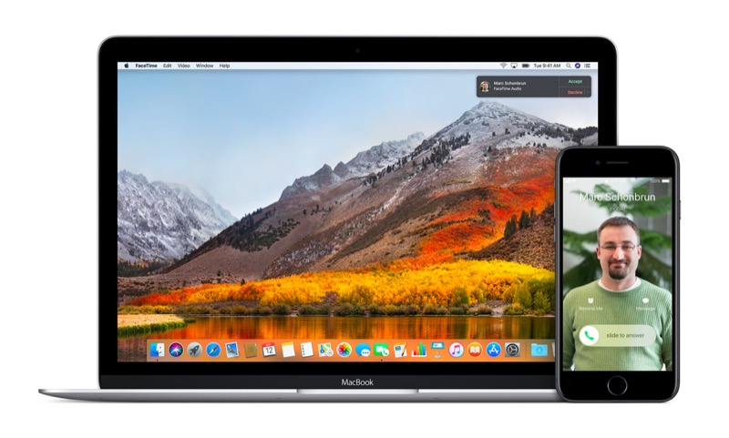 蘋果在官網宣傳了 Mac 與 iOS 裝置的接續功能,如可以透過 Mac 接打電話、自動整合的剪貼簿等(圖/翻攝自蘋果官網)