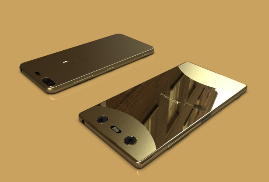 Xperia 新一代旗艦新機渲染圖流出,主相機據傳可能採用雙鏡頭。(圖翻攝自Vortex)
