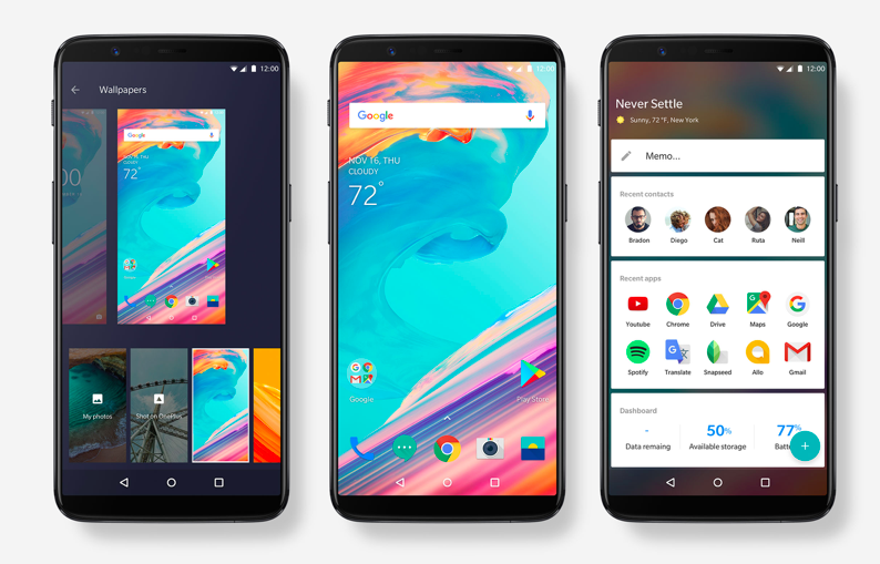OnePlus 5T 外觀。這款手機沒有在台上市(圖/翻攝自一加官網)