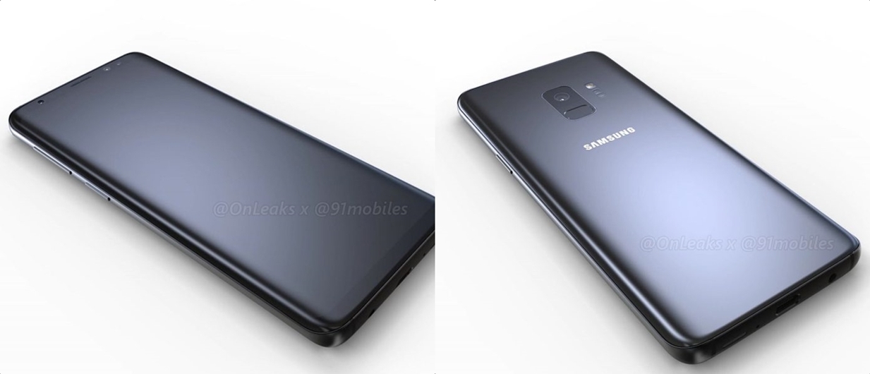 S9渲染照於網路流出,主相機採用單鏡頭。(圖翻攝自91mobiles)