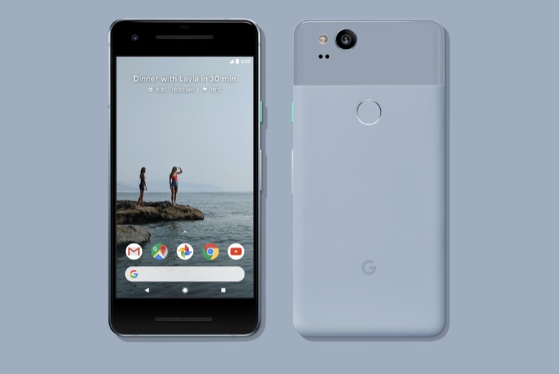 Google Pixel 2。這款手機僅在英國、美國、加拿大、德國、澳洲與波多黎各上市,台灣用戶想入手只能透過代購或水貨(圖/翻攝自 Google 官網)