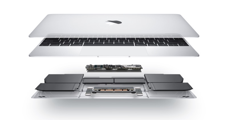 零件高度一體化的 MacBook 也入選,但排名稍後於 New Surface Pro(圖/翻攝自蘋果官網)