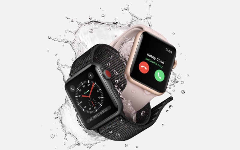 Apple Watch Series 3 採用 eSIM 卡設計(圖/翻攝自蘋果官網)