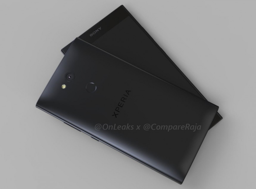入門系列的Xperia L2渲染圖。(圖翻攝自GSMArena)