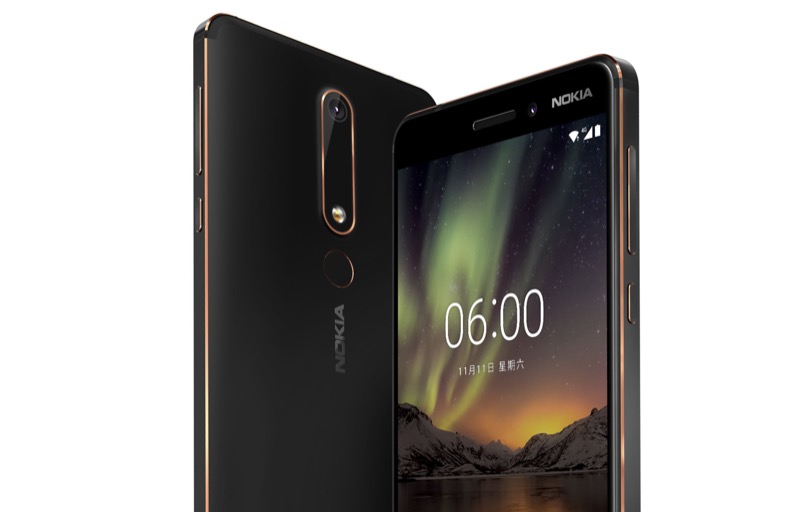 黑色版二代 Nokia 6(圖/翻攝自 Nokia 官網)